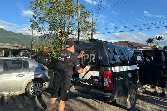 PCPR CUMPRE MANDADO DE PRISÃO CONTRA GRUPO QUE PRATICOU ARRASTÕES EM GUARATUBA