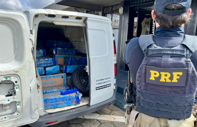 EM MENOS DE UMA HORA, PRF APREENDE QUASE UMA TONELADA DE MACONHA NA BR-277