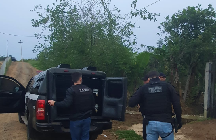 POLÍCIA CIVIL PRENDE SUSPEITO DE ENVOLVIMENTO NO HOMICÍDIO