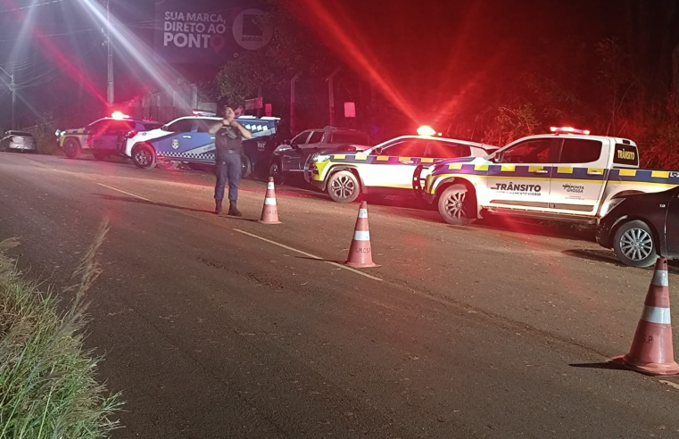 BLITZ DE TRÂNSITO FLAGRA CONDUTORES EMBRIAGADOS EM UVARANAS