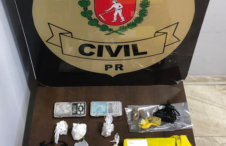 PCPR PRENDE HOMEM EM FLAGRANTE POR TRÁFICO DE DROGAS