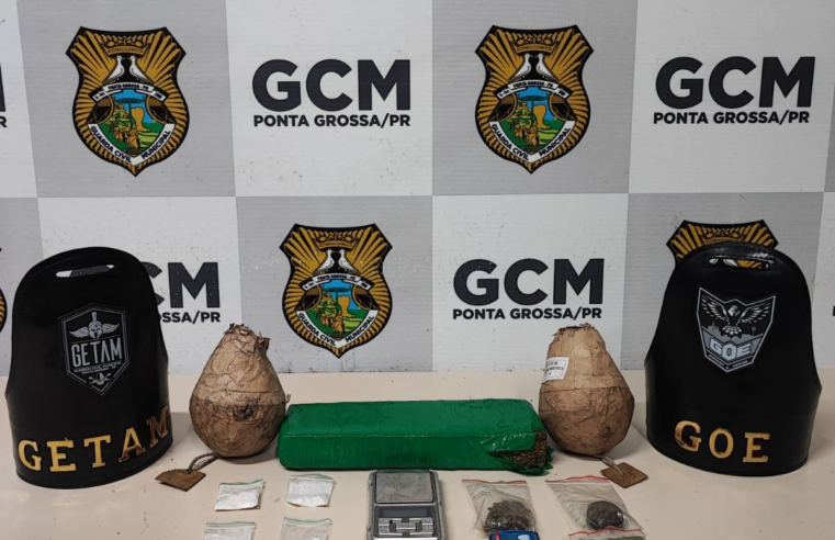 APREENSÃO DE ARTEFATOS EXPLOSIVOS EM PONTA GROSSA NESTA MANHÃ