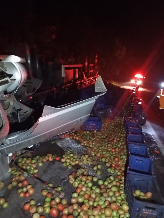 CONDUTOR MORRE EM TOMBAMENTO DE CAMINHÃO NA PR-239