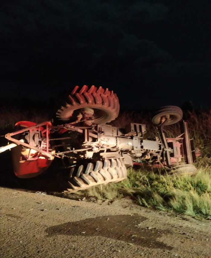 TRÁGICO ACIDENTE NA PR-522: COLISÃO ENTRE FIAT UNO E TRATOR DEIXA UMA VÍTIMA FATAL