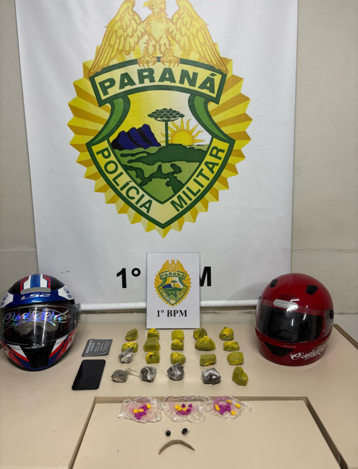 CASAL PRESO EM PONTA GROSSA COM MACONHA, ECSTASY E DROGA SINTÉTICA “DRY”