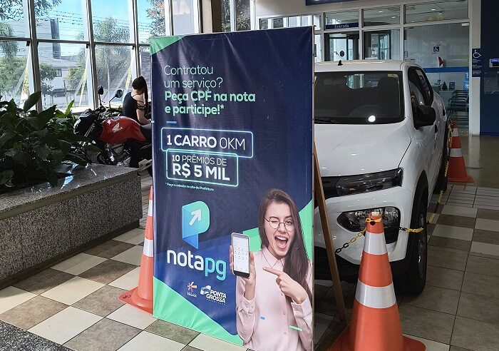 NOTA PG 2025 TEM SORTEIO DE CARRO ZERO QUILÔMETRO E DEZ PRÊMIOS EM DINHEIRO