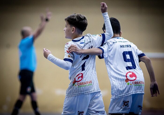 ACGF/CREATIVE SEGUE 100% NO PARANAENSE SUB-11 DE FUTSAL