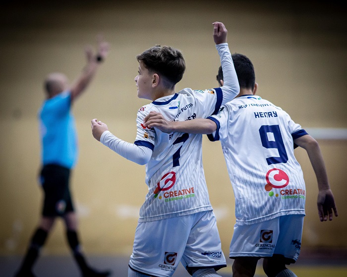 ACGF/CREATIVE SEGUE 100% NO PARANAENSE SUB-11 DE FUTSAL