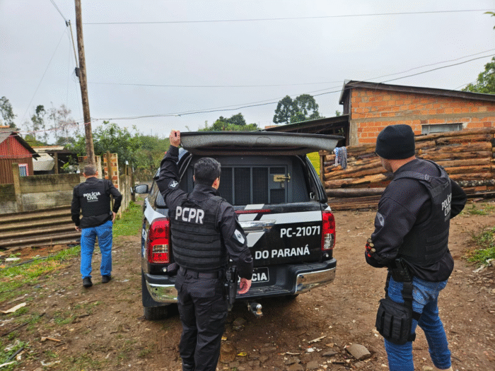 PCPR PRENDE INVESTIGADO PELOS CRIMES DE AMEAÇA CONTRA A MULHER E DESCUMPRIMENTO DE MEDIDAS PROTETIVAS