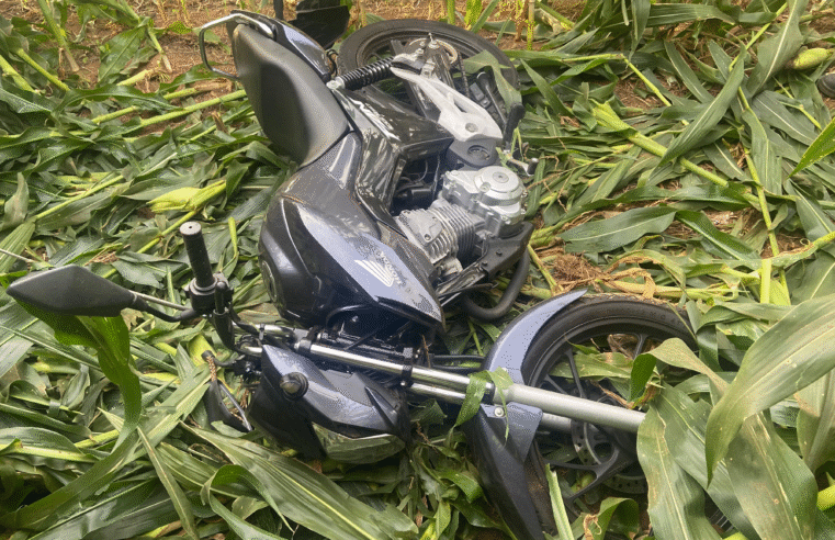 QUEDA DE MOTO NA PR-092 DEIXA JOVEM FERIDO