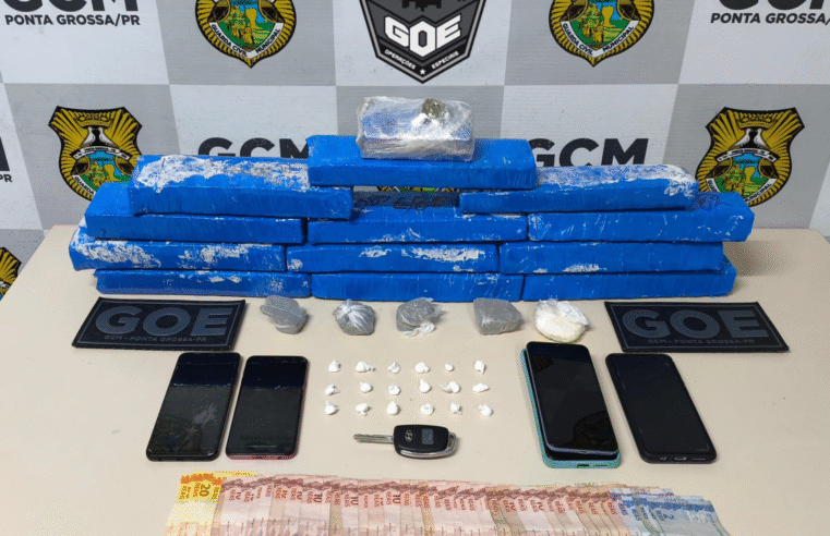 GCM APREENDE 10 KG DE DROGAS NO JARDIM CARVALHO
