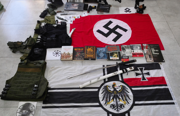 POLÍCIA CIVIL PRENDE SUSPEITO POR APOLOGIA AO NAZISMO E PLANEJAMENTO DE AÇÃO VIOLENTA EM PONTA GROSSA ( VÍDEO)