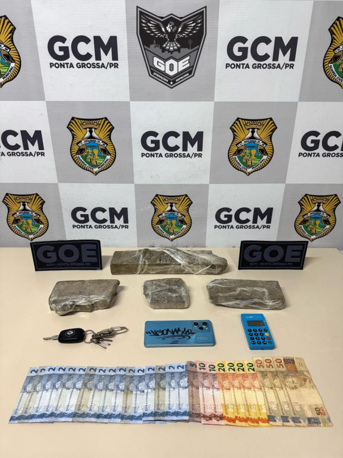 🚨🌿 TRÁFICO DE DROGAS NO JARDIM CARVALHO – GCM FAZ PRISÃO E APREENDE 2 QUILOS DE MACONHA
