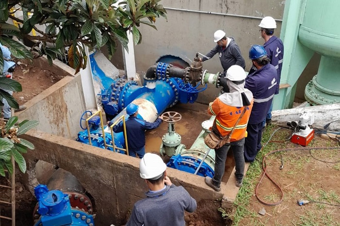 SANEPAR AMPLIA A CAPACIDADE DE ABASTECIMENTO COM A ADUTORA DO PITANGUI