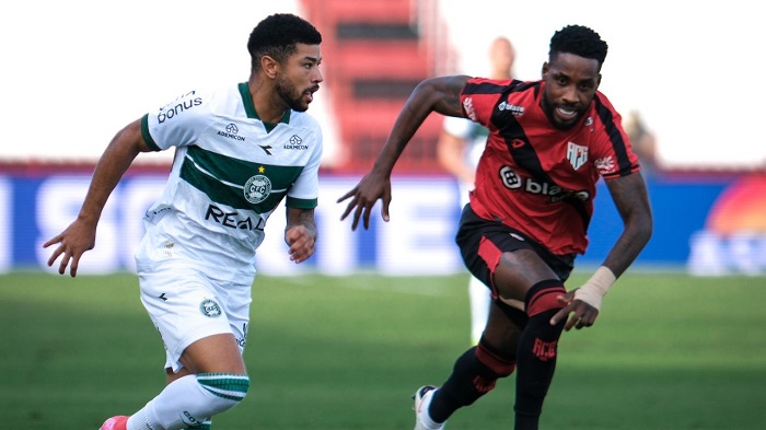 CORITIBA EMPATA COM O ATLÉTICO GOIANIENSE E PERMANECE NO G4