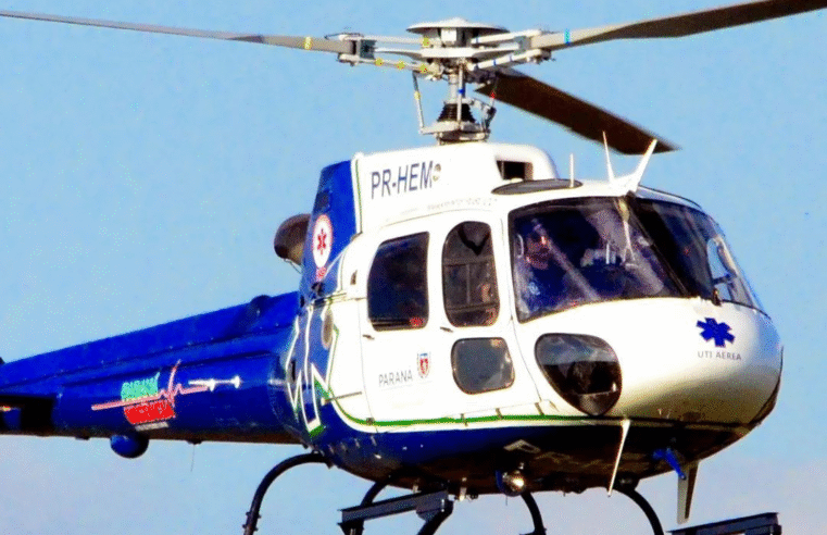 ATAQUE A FACADAS TERMINA EM REMOÇÃO AÉREA EM PONTA GROSSA