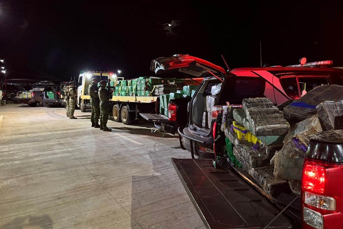 POLÍCIA MILITAR APREENDE 8,5 TONELADAS DE MACONHA NA FRONTEIRA COM O PARAGUAI