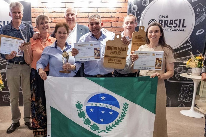 QUEIJOS PARANAENSES CONQUISTAM OURO E PRATA NO PRÊMIO CNA BRASIL