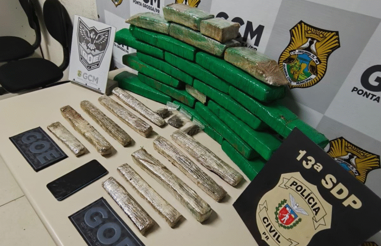 GUARDA CIVIL MUNICIPAL E POLÍCIA CIVIL APREENDEM 20 KG DE MACONHA NO BAIRRO UVARANAS