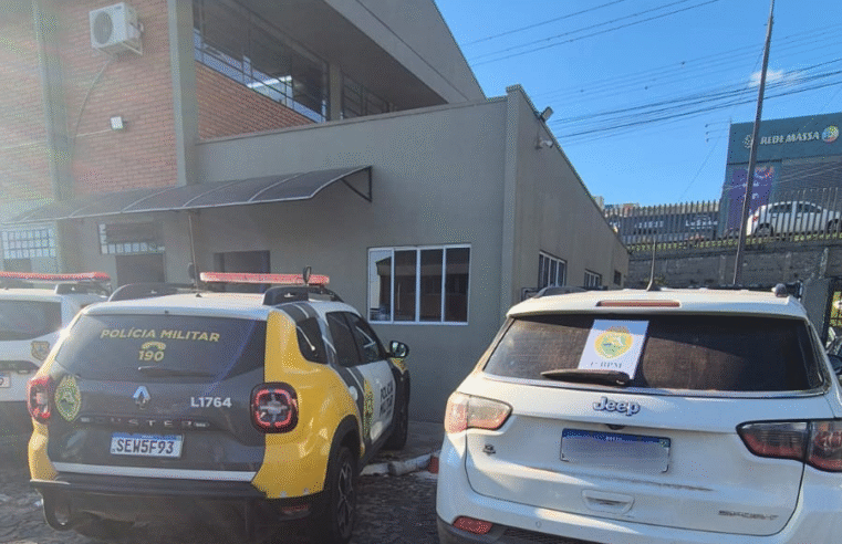 POLÍCIA MILITAR RECUPERA VEÍCULO FURTADO E PRENDE INDIVÍDUO