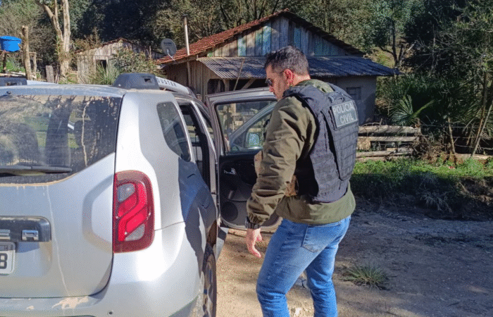 POLÍCIA CIVIL PRENDE FORAGIDO CONDENADO POR ESTUPRO DE VULNERÁVEL