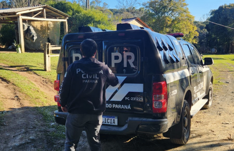 POLÍCIA CIVIL PRENDE EM FLAGRANTE UM HOMEM DE 35 ANOS E UMA MULHER DE 48 ANOS POR SEREM SUSPEITOS DE ESTUPRO DE VULNERÁVEL