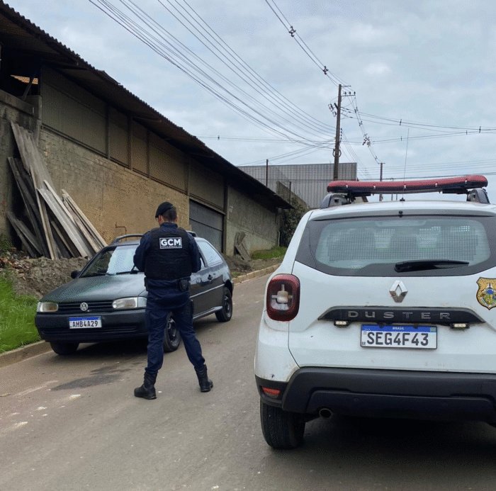 VEÍCULO COM ALERTA DE FURTO É RECUPERADO PELA GUARDA CIVIL MUNICIPAL