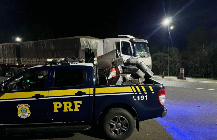 PRF APREENDE MAIS DE 400 QUILOS DE MACONHA
