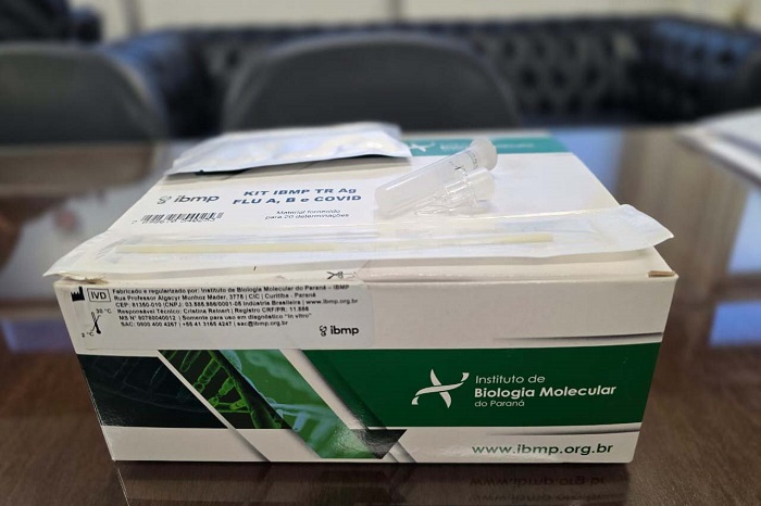 ESTADO REPASSA AOS MUNICÍPIOS 100 MIL TESTES RÁPIDOS PARA INFLUENZA E COVID-19