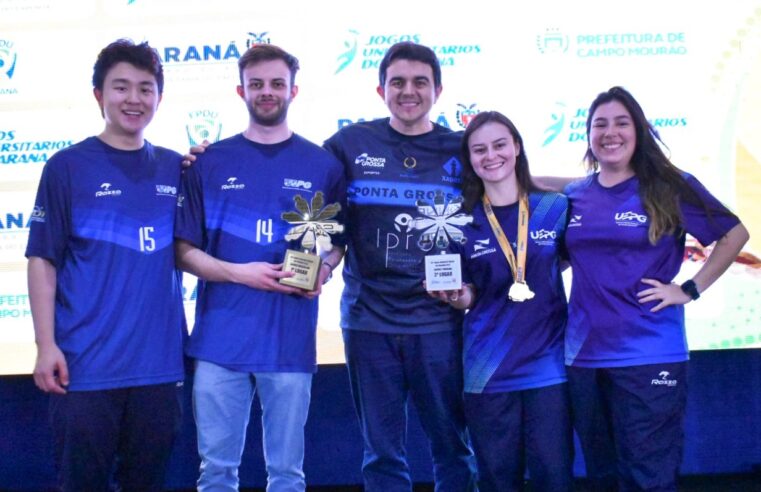UEPG É CAMPEÃ NO XADREZ E FUTSAL DOS JOGOS UNIVERSITÁRIOS DO PARANÁ