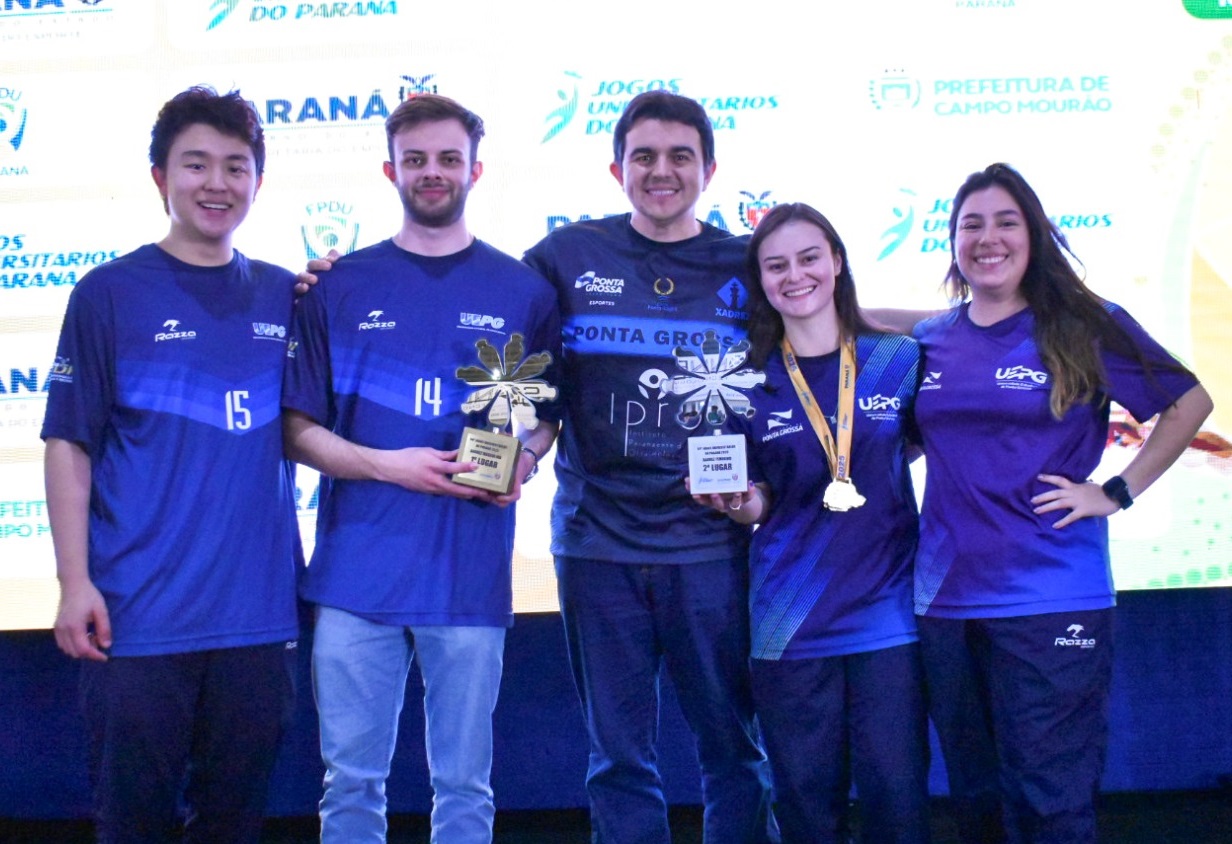 UEPG É CAMPEÃ NO XADREZ E FUTSAL DOS JOGOS UNIVERSITÁRIOS DO PARANÁ