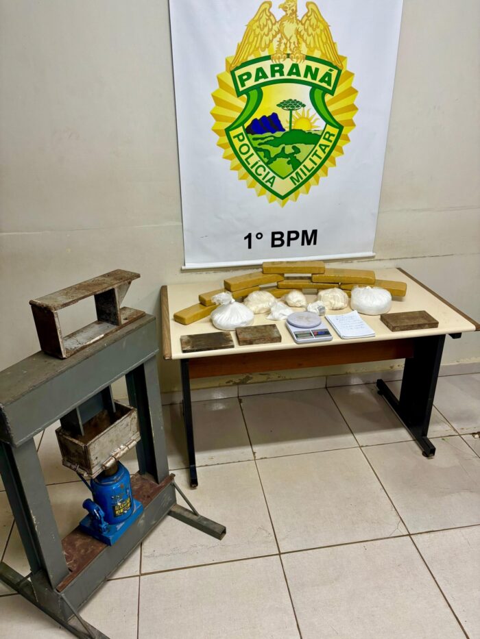 LABORATÓRIO DE DROGAS É DESMANTELADO – HOMEM PRESO
