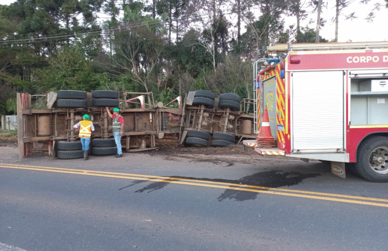 TOMBAMENTO NA PR-340 DEIXA MOTORISTA MORTO