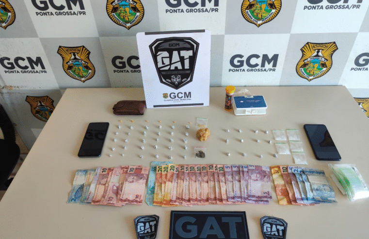 GCM APREENDE DROGAS E PRENDE DUAS MULHERES EM FLAGRANTE
