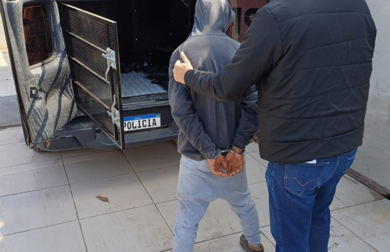 POLÍCIA CIVIL CUMPRE MANDADO DE PRISÃO EM FACE DE A.C.C.A., 26 ANOS, POR SER SUSPEITO DA PRÁTICA DO CRIME DE FURTO
