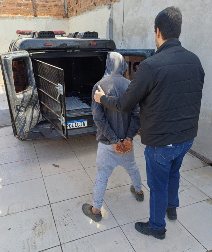 POLÍCIA CIVIL CUMPRE MANDADO DE PRISÃO EM FACE DE A.C.C.A., 26 ANOS, POR SER SUSPEITO DA PRÁTICA DO CRIME DE FURTO