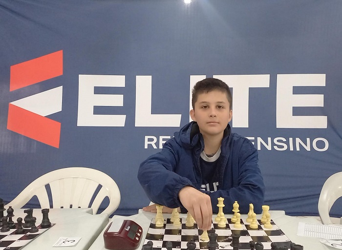 LUCAS CALÇADA CONQUISTA A MEDALHA DE OURO NO XADREZ RÁPIDO DOS 71º JEPS