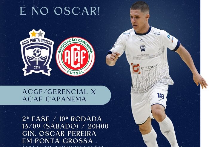 ACGF/GERENCIAL INICIA PREPARAÇÃO PARA ENFRENTAR CAPANEMA NO ‘OSCAR PEREIRA’