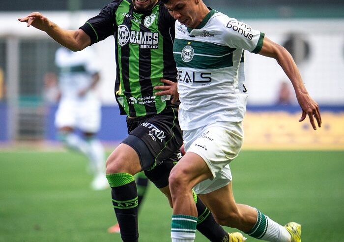 CORITIBA PERDE GOLS E É CASTIGADO COM DERROTA PARA O AMÉRICA MINEIRO