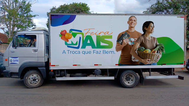 ➡️ FEIRA MAIS: SETEMBRO TERÁ CINCO ENTREGAS EM 24 PONTOS DE CASTRO ♻️🥦🍅