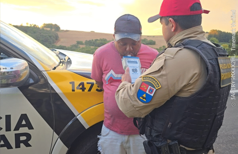EMBRIAGUEZ AO VOLANTE: MOTORISTA É PRESO APÓS ZIG-ZAG NA PR-092