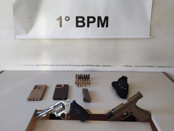 PMPR APREENDE ARMAS EM PONTA GROSSA