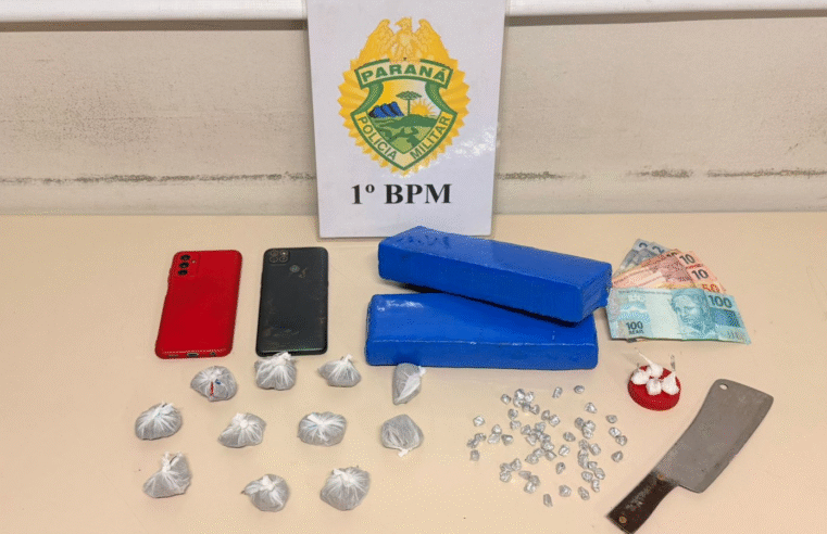 DENÚNCIAS LEVAM A PRISÃO DE DOIS ENVOLVIDOS COM TRÁFICO DE DROGAS EM PONTA GROSSA