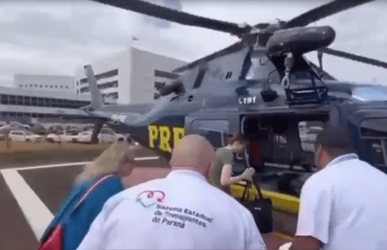 PRF REALIZA TRANSPORTE AÉREO DE CORAÇÃO PARA TRANSPLANTE