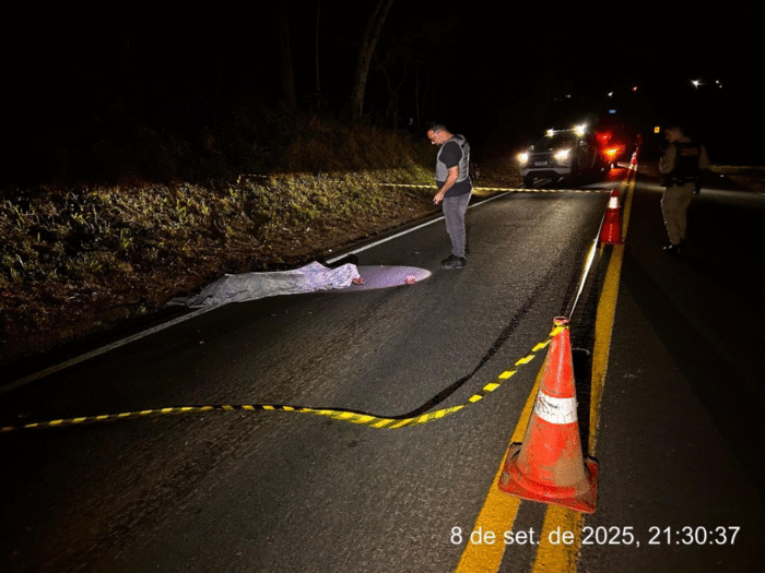 ATROPELAMENTO DEIXA HOMEM MORTO NA PR-487