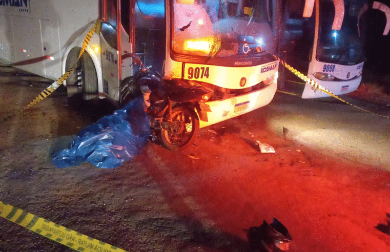 MORTE EM ACIDENTE NA PR-487 EM IPIRANGA PR