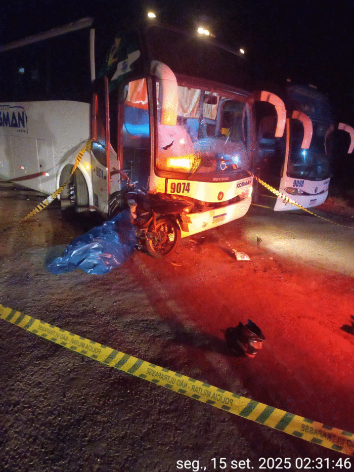 MORTE EM ACIDENTE NA PR-487 EM IPIRANGA PR