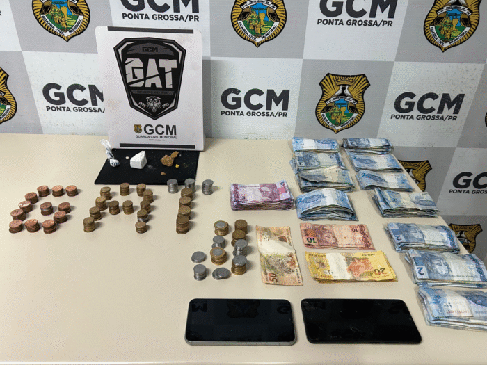 GCM DE PONTA GROSSA DESMANTELA PONTO DE TRÁFICO