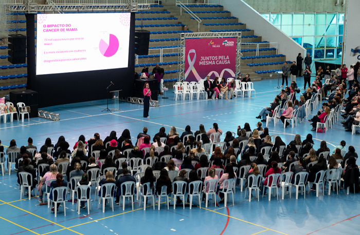 PREFEITURA INICIOU A PROGRAMAÇÃO DO OUTUBRO ROSA COM “PG DE PEITO ABERTO”