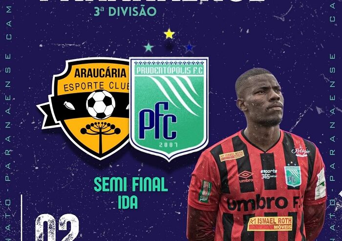 PRUDENTÓPOLIS INICIA A SEMIFINAL DA TERCEIRA DIVISÃO CONTRA O ARAUCÁRIA